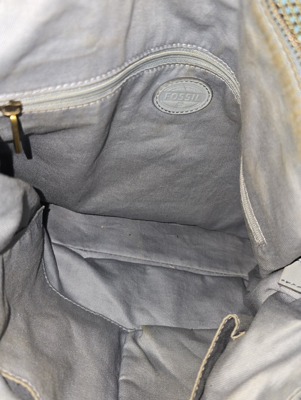 Fossil Emerson Straw Satchel - Picture 9 of 10